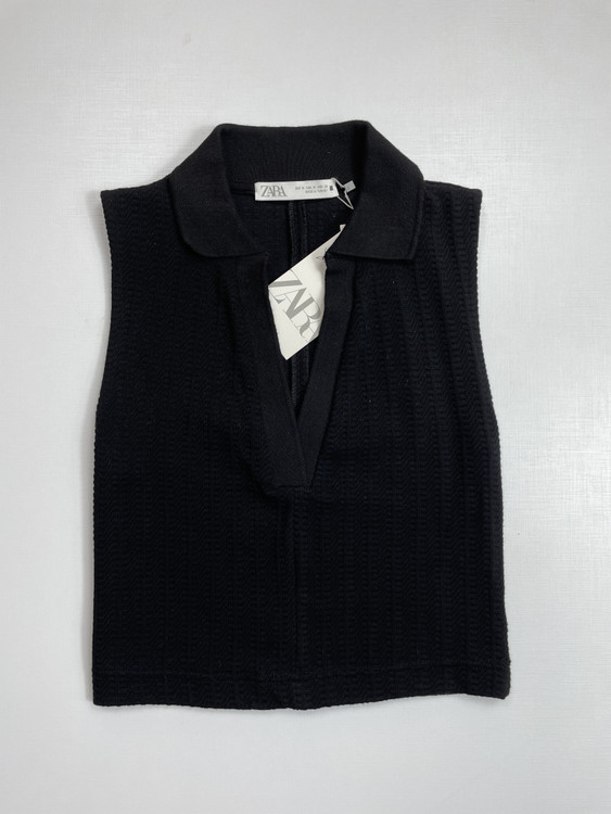 تاپ زنانه یقه هفت زارا | نخ پنبهای سبک و تنفسپذیر