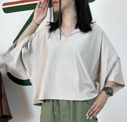 تیشرت یقه هفت ZARA