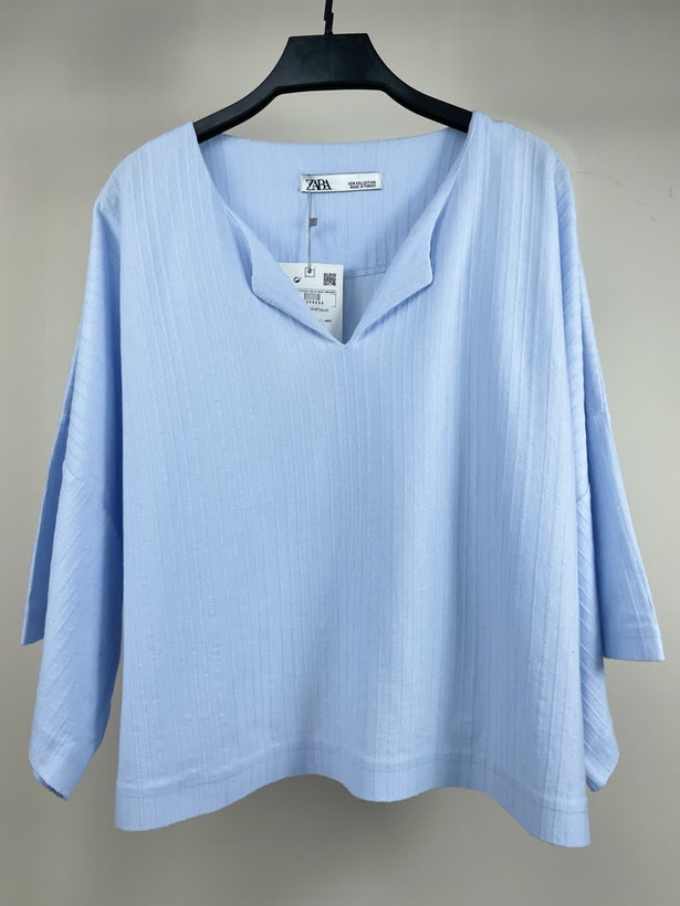 خرید تیشرت یقه هفت ZARA - تصویر 3