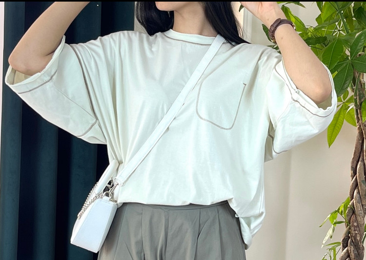 تیشرت اورسایز زنانه زارا با طراحی مینیمال | رنگبندی متنوع و استایل روزمره