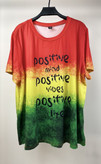 خرید تیشرت رنگینکمانی "Positive Vibes" تیشرت انرژی مثبت سه رنگ - تصویر 2