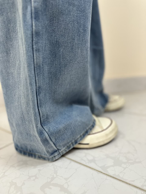 شلوار جین بگ زنانه با تنخور راحت