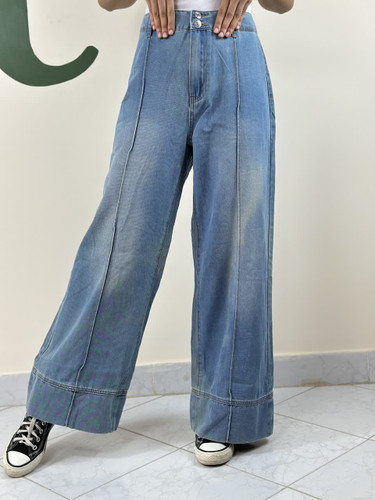 شلوار جین گشاد دو دکمه برند Shein