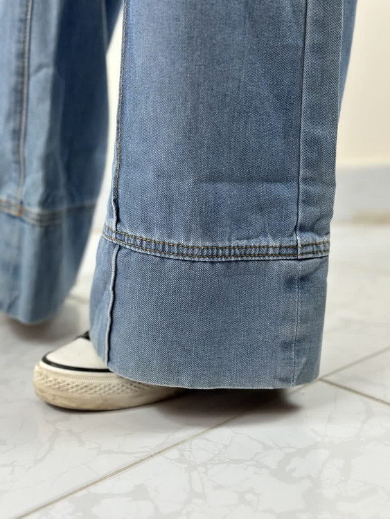 شلوار جین گشاد دو دکمه برند Shein