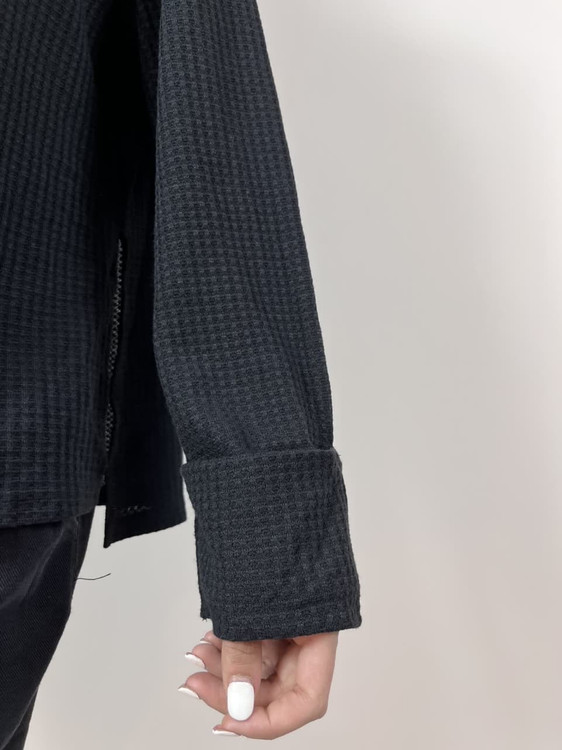 بافت زنانه مشکی یقه اسکی شیک و کلاسیک