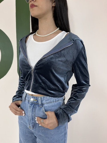 سویشرت مخملی زنانه Shein شین