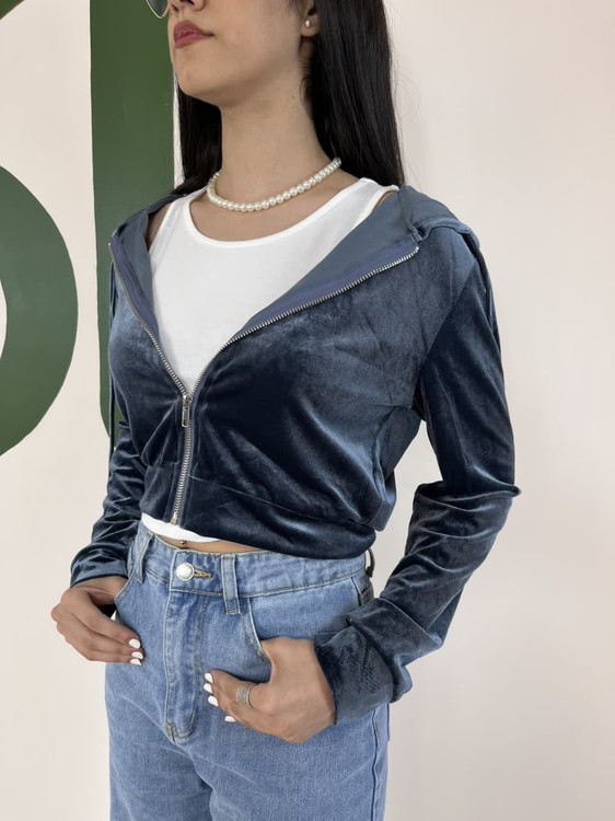 سویشرت مخملی زنانه Shein شین