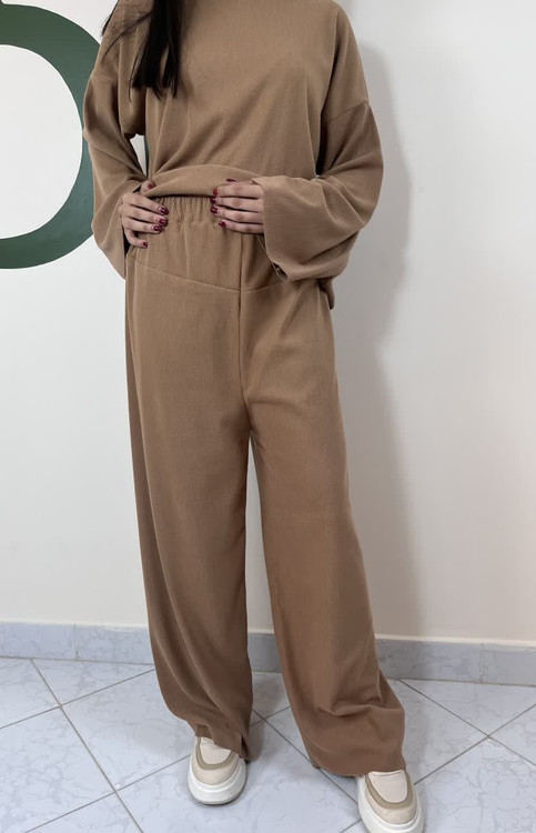 ست پاییزی شلوار بگ زنانه (دخترانه)