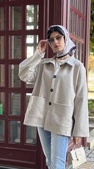 بامبر جکت مشکی زنانه مناسب پاییز و زمستان