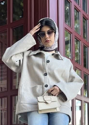 بامبر جکت مشکی زنانه مناسب پاییز و زمستان