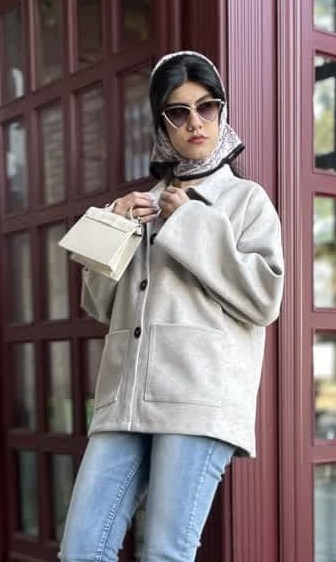 بامبر جکت مشکی زنانه مناسب پاییز و زمستان