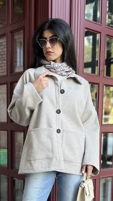 بامبر جکت مشکی زنانه مناسب پاییز و زمستان