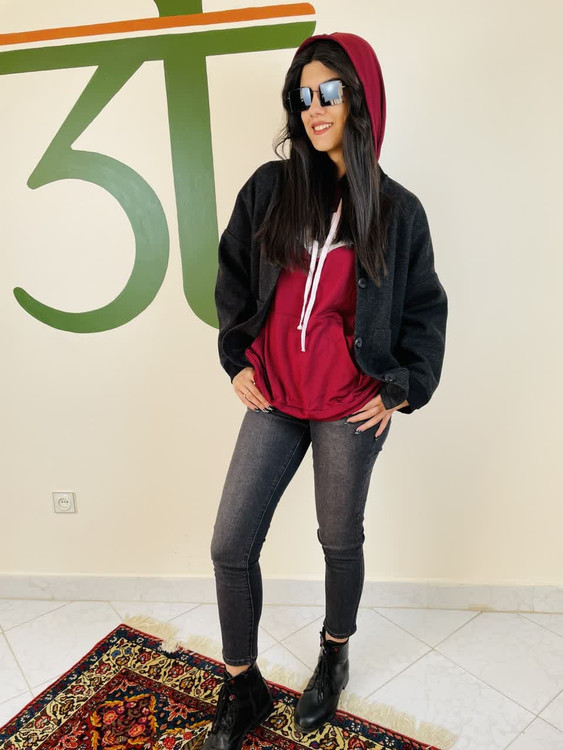 بامبر جکت مشکی زنانه مناسب پاییز و زمستان