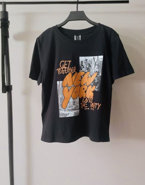 تیشرت زنانه طرح چاپی | مدل یقه گرد| برند شین