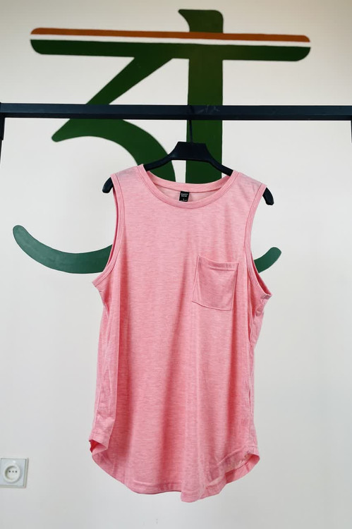 تاپ زنانه آستین حلقهای | رنگ صورتی | سبک تابستانی و خنک