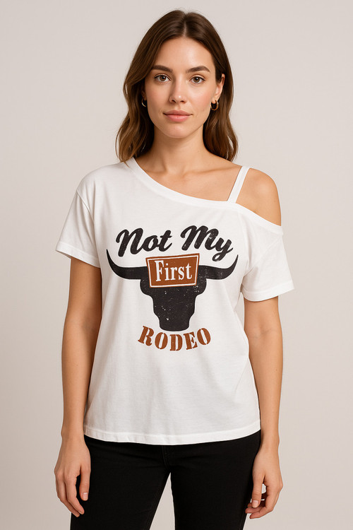 تیشرت گرافیکی 'Not My First Rodeo' – استایلی متفاوت با برند شین