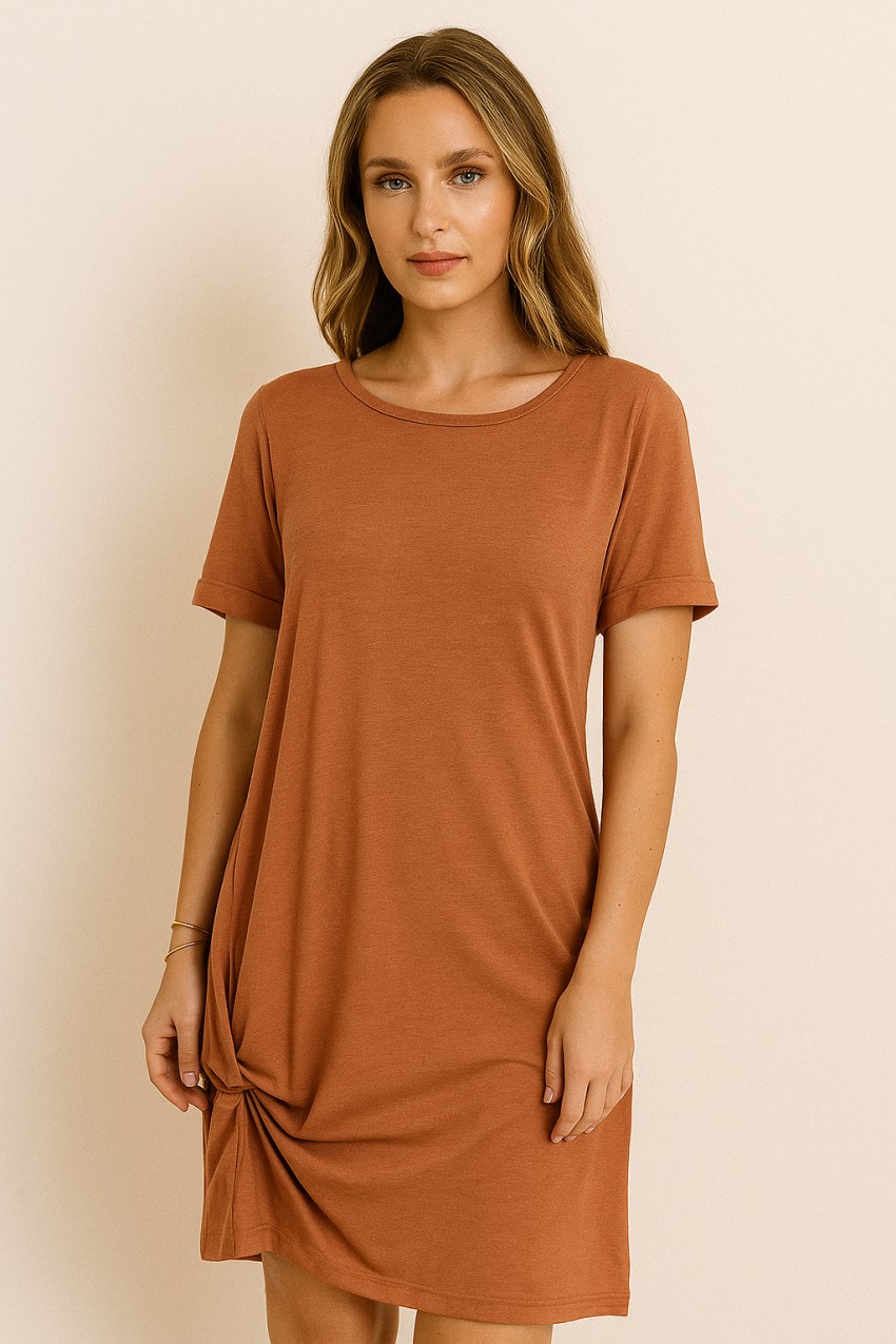 لباس راحتی زنانه مدل چین‌دار کناری | مناسب تابستان