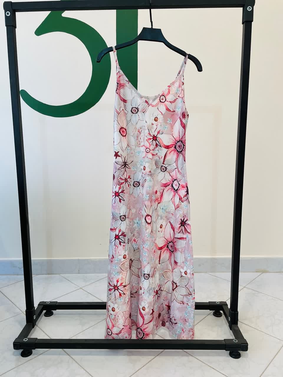 لباس ساحلی زنانه بلند طرحدار | خنک و تابستانی مناسب سفر و استایل روزمره