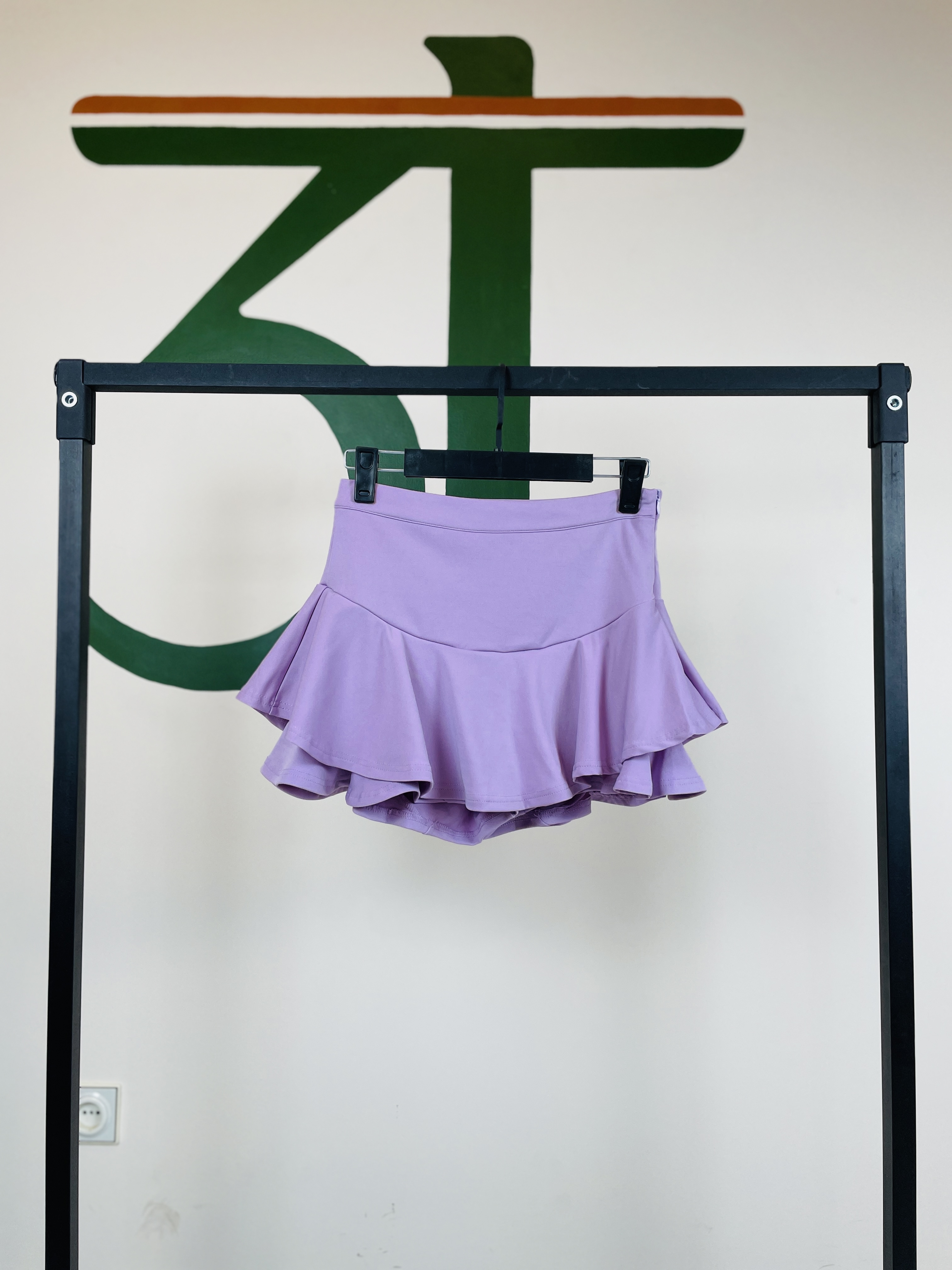 شلوارک طرح دامن زنانه زیپ‌دار | دامن‌شلواری فانتزی تابستانی راحت و شیک