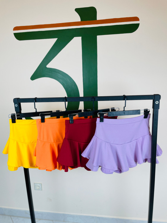 شلوارک طرح دامن زنانه زیپدار | دامنشلواری فانتزی تابستانی راحت و شیک