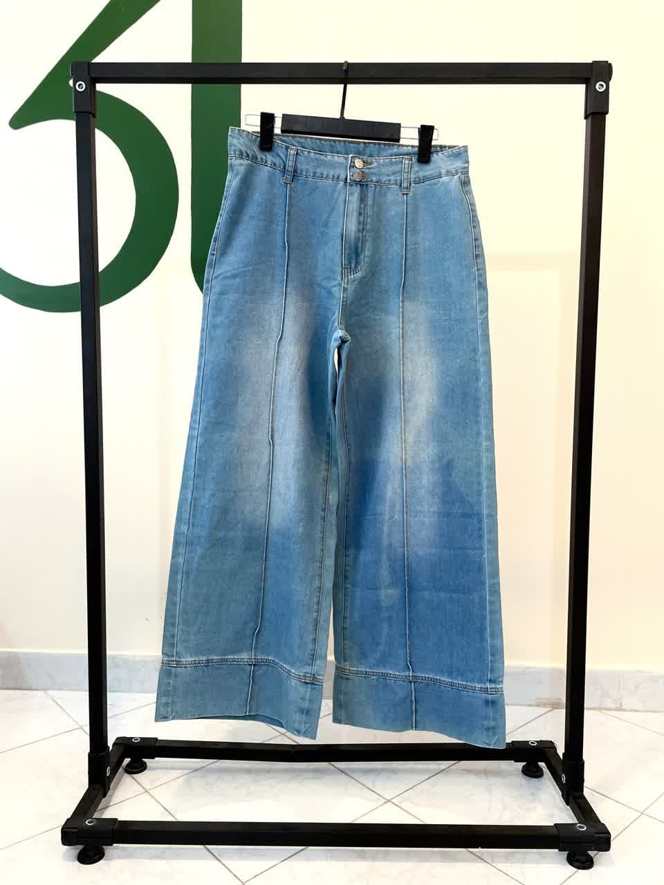 شلوار جین گشاد دو دکمه برند Shein