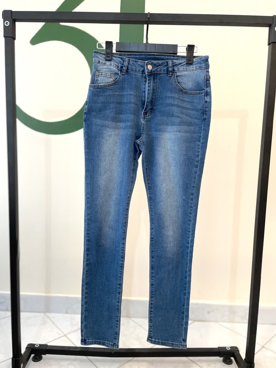 شلوار جین زنانه اسکینی جذب آبی روشن برند شین