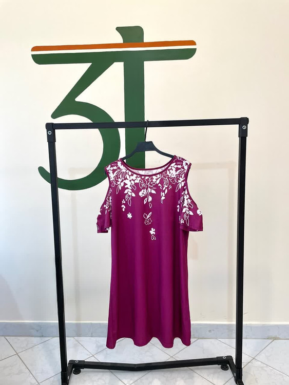 خرید تونیک زنانه مجلسی یاسی گلدار