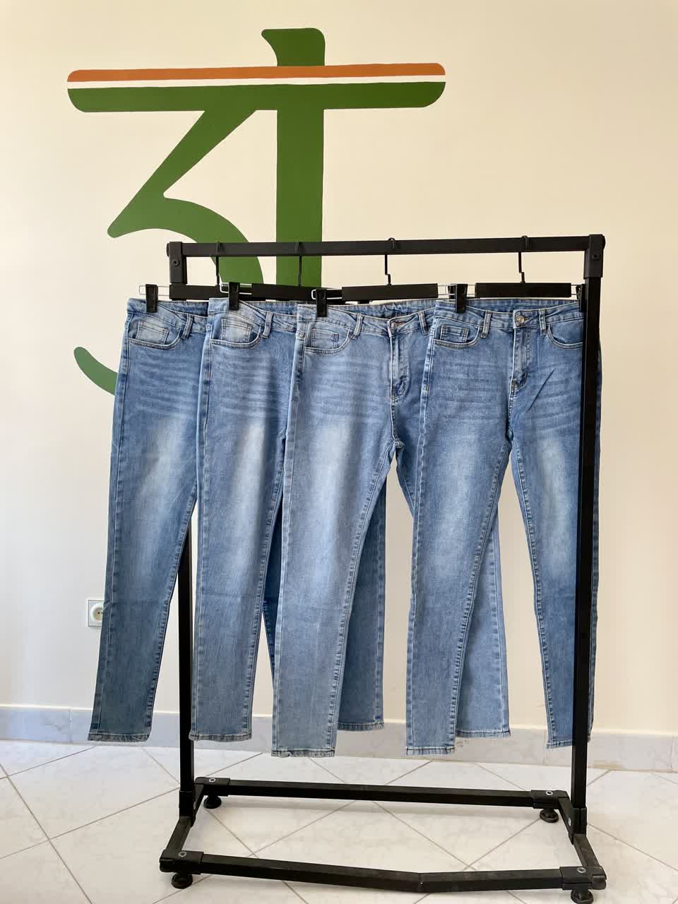 شلوار جین اسکینی زنانه آبی روشن