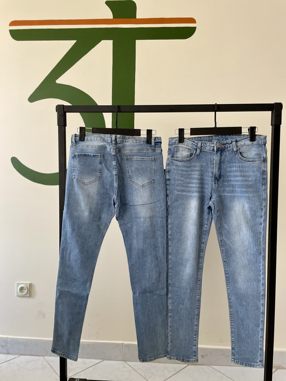 شلوار جین اسکینی زنانه آبی روشن