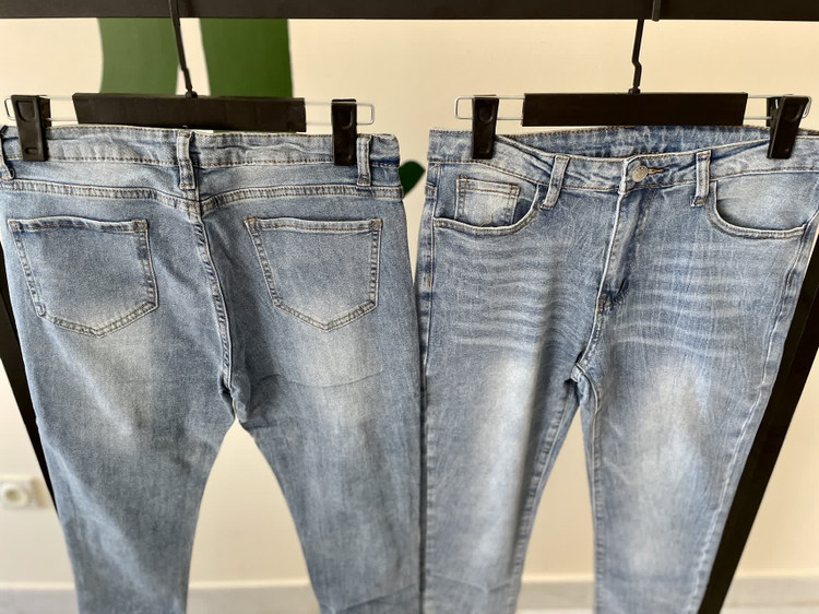 شلوار جین اسکینی زنانه آبی روشن