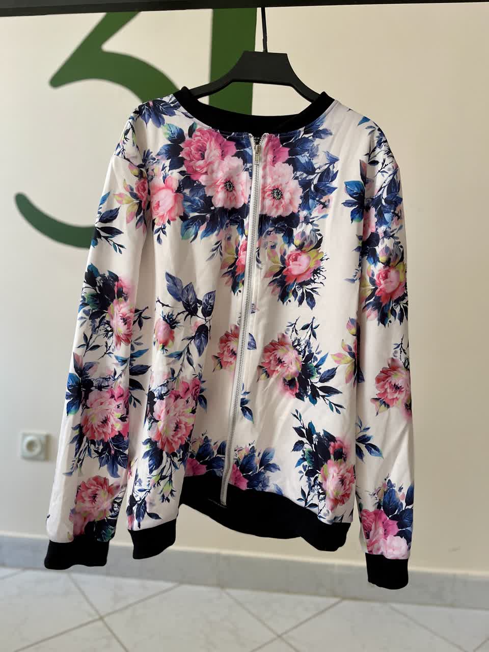 سویشرت زنانه گلدار شین | سویشرت طرحدار پاییزه و بهاره