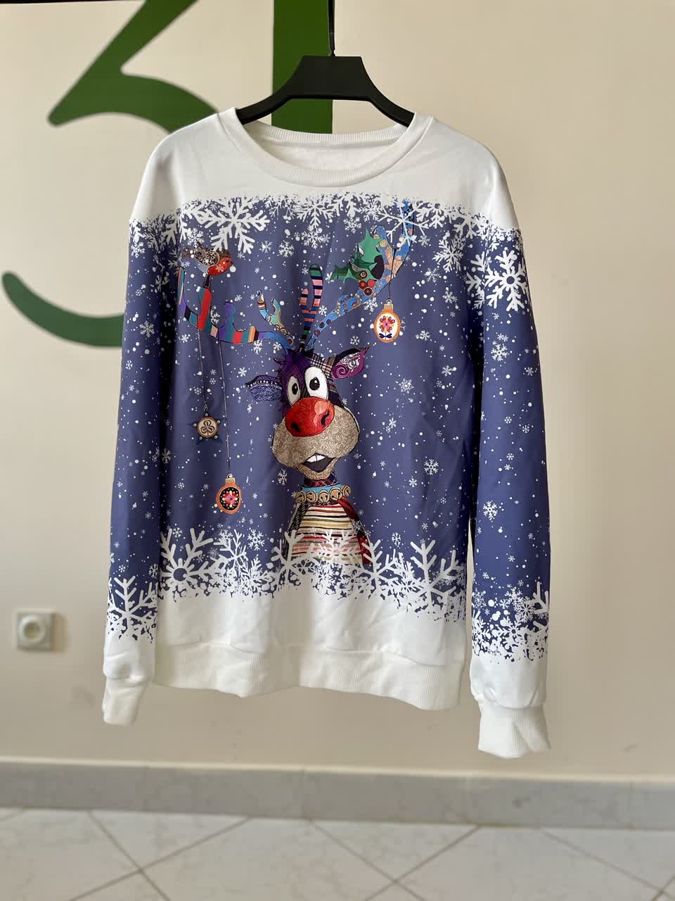 دورس زمستانی طرح گوزن کریسمسی زنانه