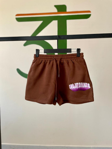 شلوارک زنانه قهوهای طرح California از برند شین