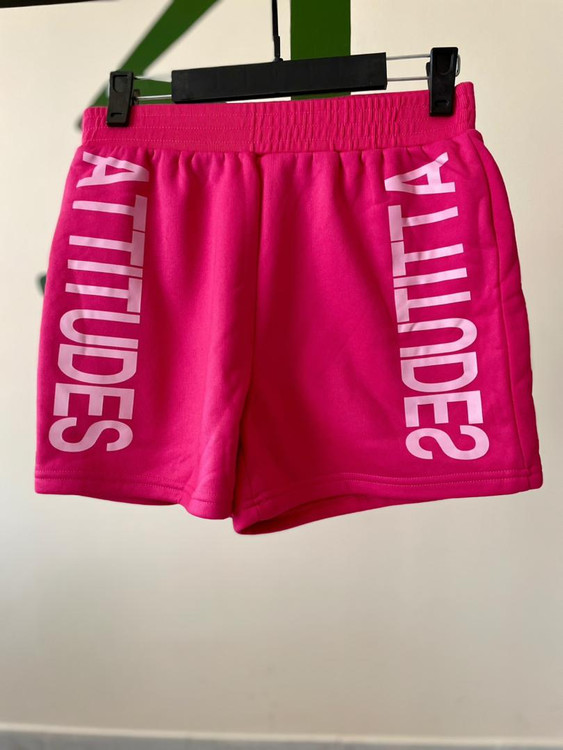 شلوارک زنانه اسپرت شین مدل Attitudes رنگ صورتی فسفری