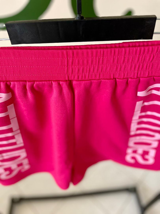 شلوارک زنانه اسپرت شین مدل Attitudes رنگ صورتی فسفری