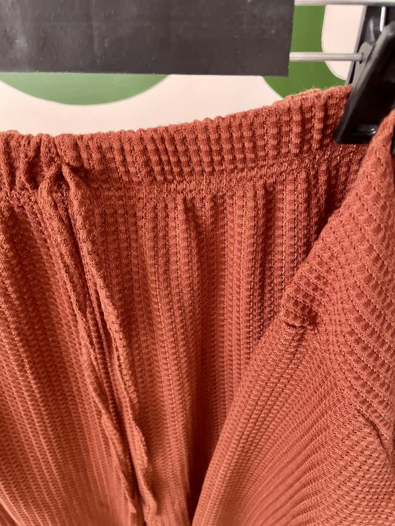 ست بافت زنانه آجری نازک | پاییزه و بهاره برند شین