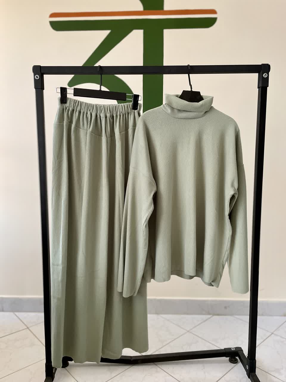 ست پاییزی شلوار بگ زنانه (دخترانه)