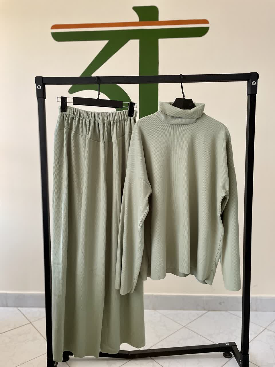 ست پاییزی شلوار بگ زنانه (دخترانه)