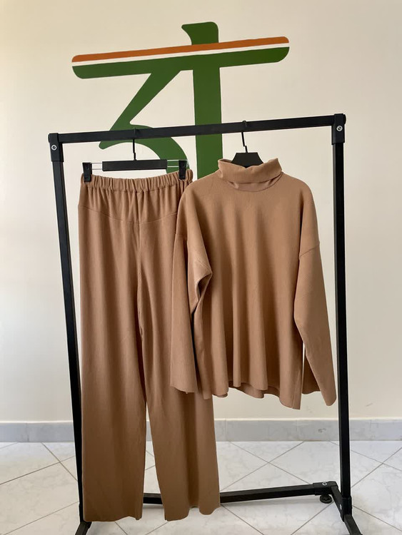 ست پاییزی شلوار بگ زنانه (دخترانه)