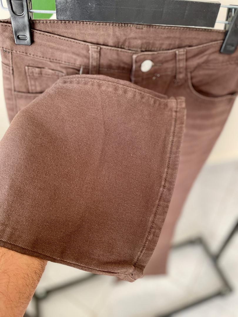 شلوار بوت‌کات زنانه قهوه‌ای تیره