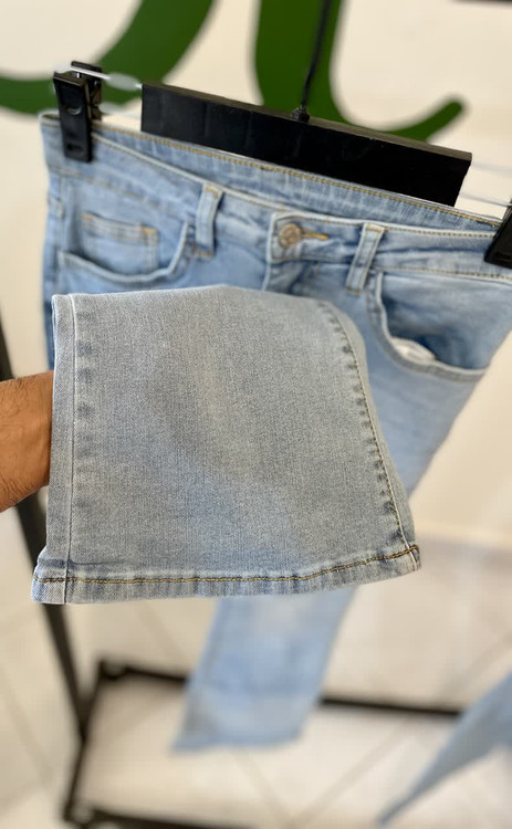 شلوار جین زنانه بوتکات آبی روشن